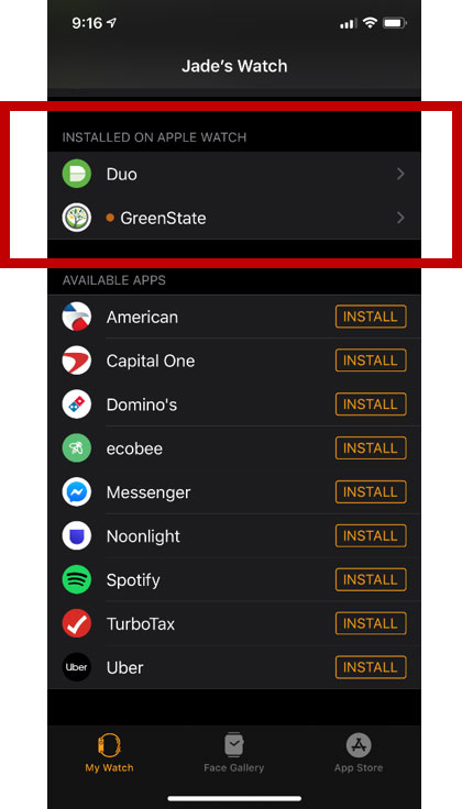 Enable GreenState app