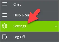 2 - Touch ID Tap SETTINGS.