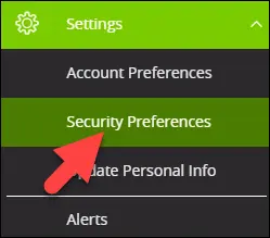 3 - Touch ID Then tap SECURITY PREFERENCES.